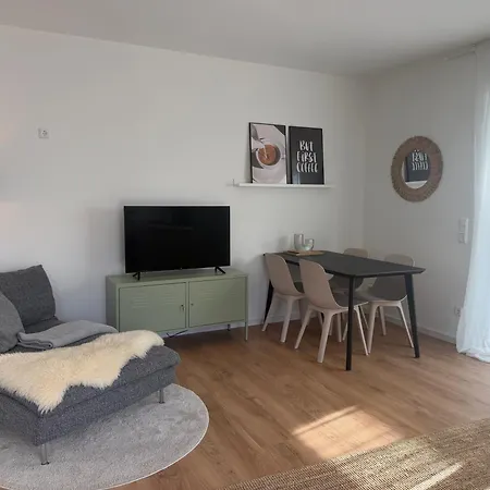 New Near Frankfurt With Parking Space, Terrace And Self-check In Appartement Langen (Hessen)